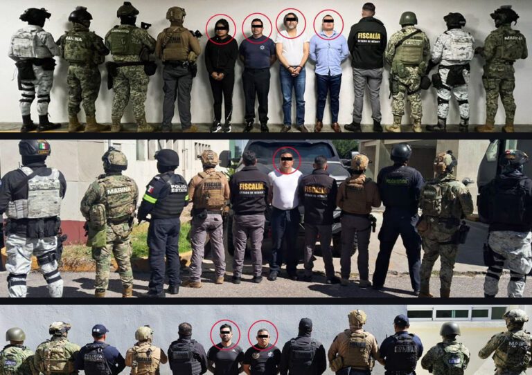 Operativo Enjambre detenidos Estado de México