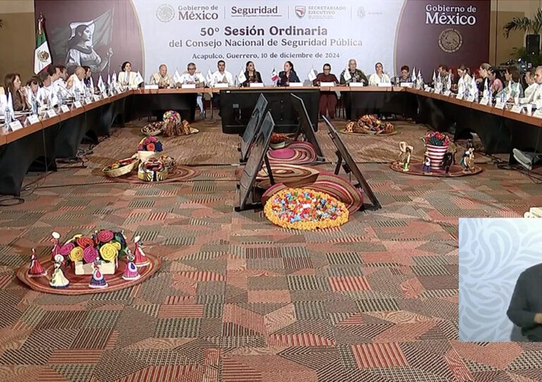 Claudia Sheinbaum Consejo Nacional de Seguridad Pública México