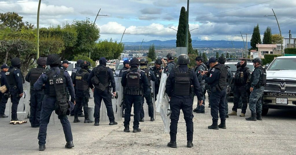 Operativo Chiapas policias municipales