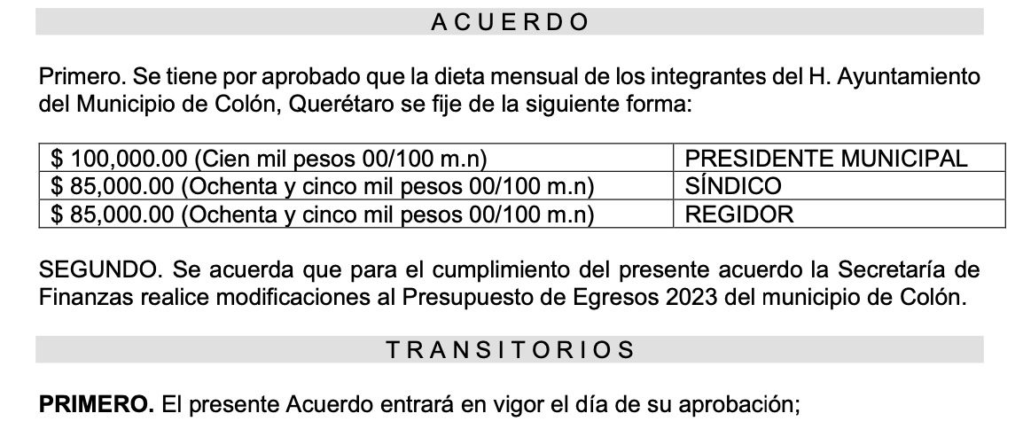 Acta del 13 de junio de 2023