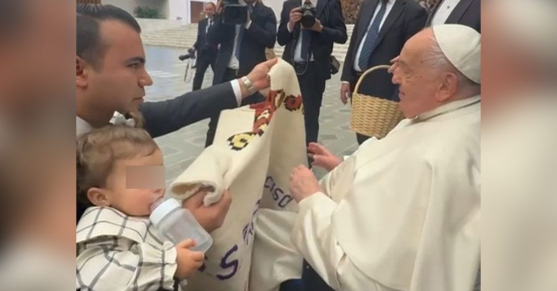 Alcalde de Colón con el Papa Jorge Mario Bergoglio
