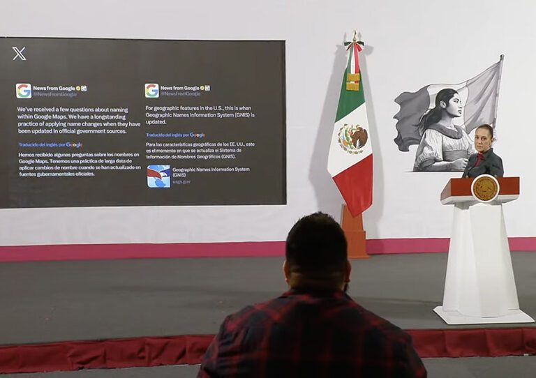 Claudia Sheinbaum Golfo de México.