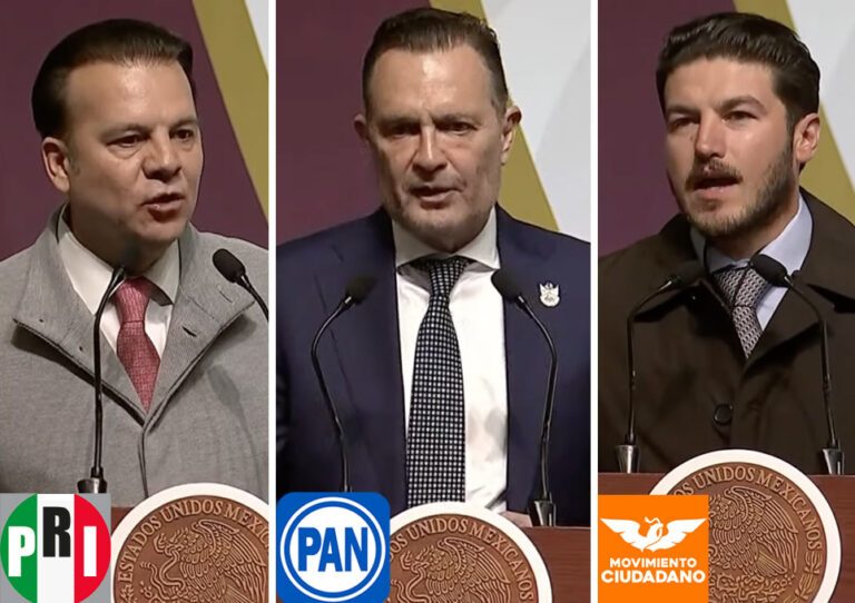 Gobernadores de oposición PRI PAN MC Claudia Sheinbaum