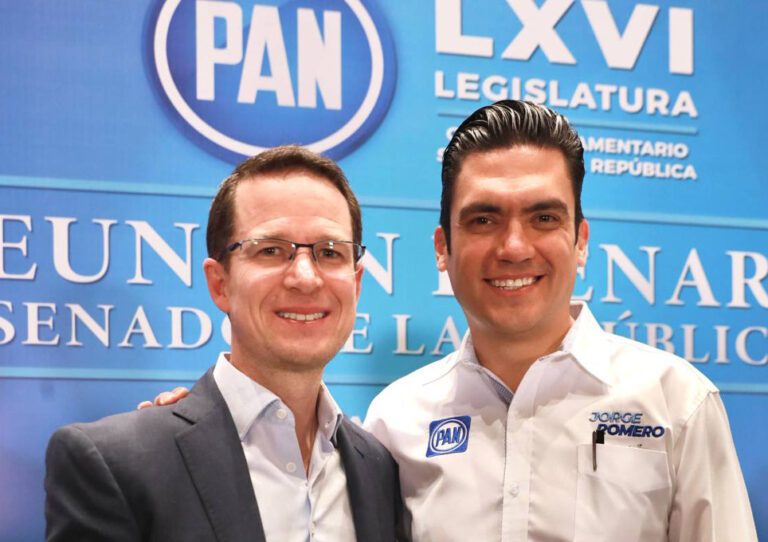 Ricardo Anaya Cortés y Jorge Romero Herrera.