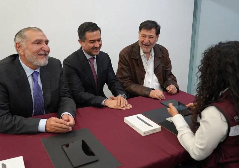 Afiliación a Morena en el Senado