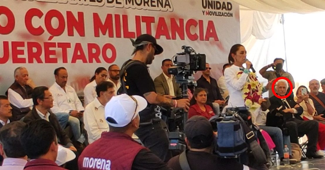 Claudia Sheinbaum en Querétaro acto de Morena.