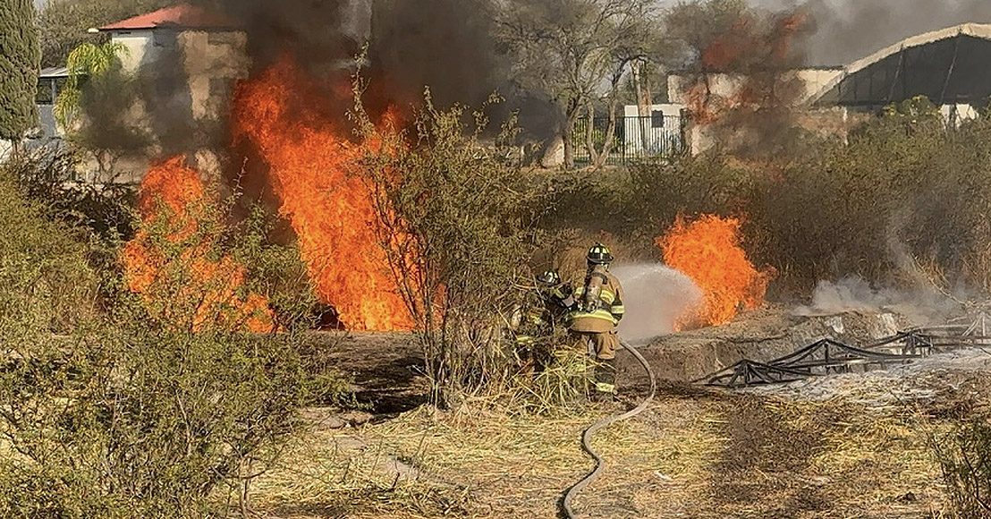 Municipio de Corregidora incendio El Romeral