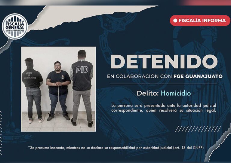 Detenido en Querétaro, lo buscaban autoridades de Guanajuato