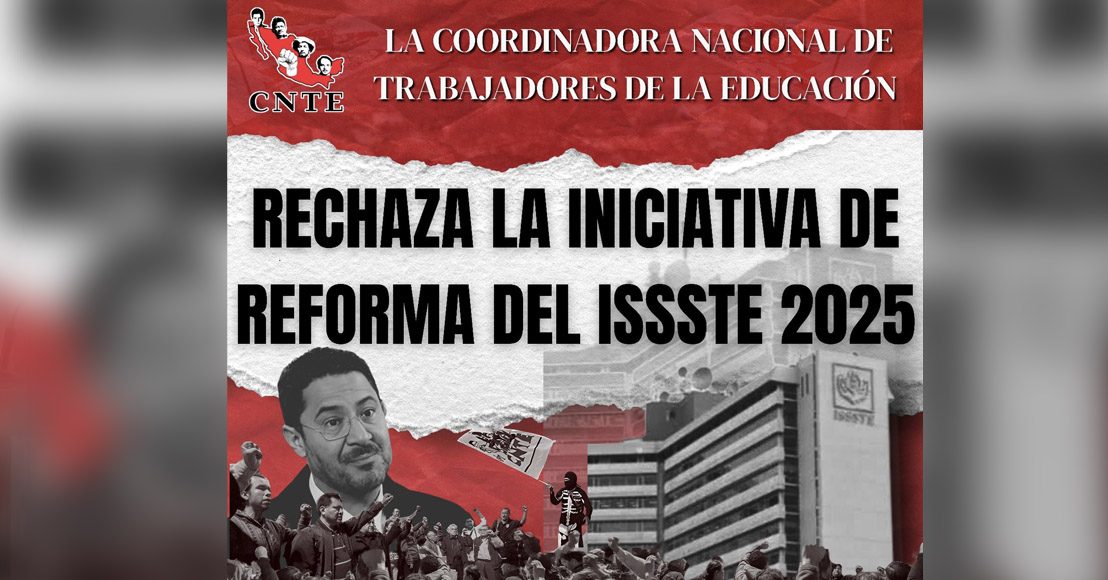 Docentes se organizan contra la reforma a la Ley del Issste que propone Claudia Sheinbaum