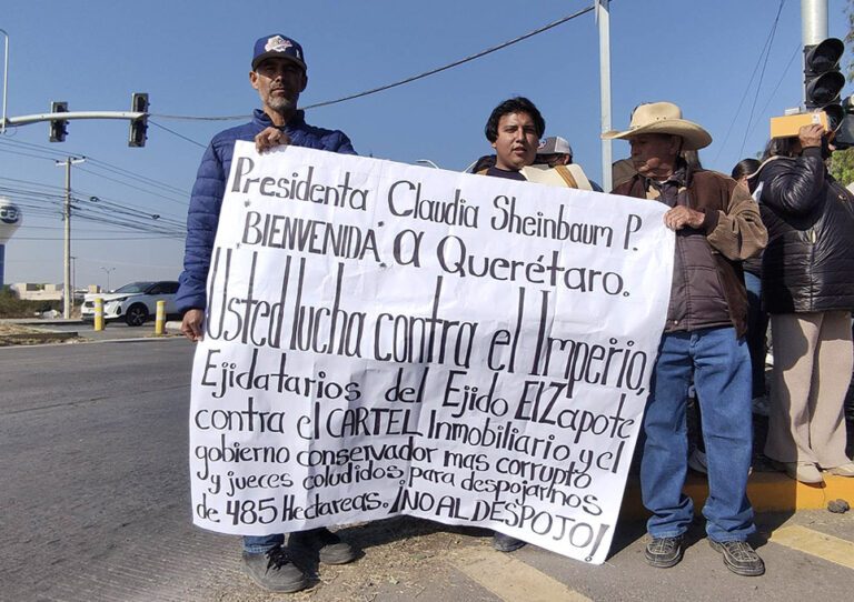 Ejido El Zapote Querétaro Claudia Sheinbaum