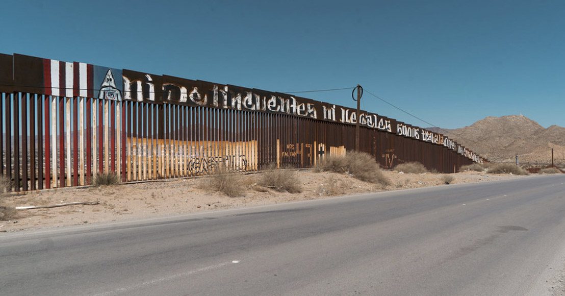 Muro fronterizo entre Estados Unidos y México.