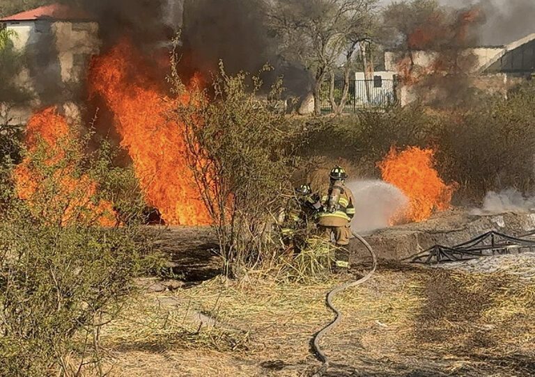 El Romeral incendio Municipio de Corregidora