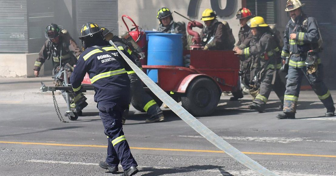 Incendio en El Marqués Querétaro