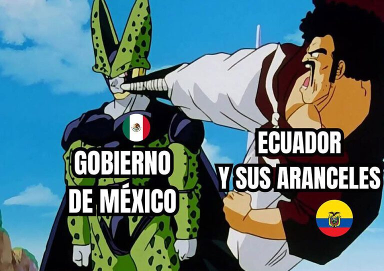 Meme de aranceles Ecuador México