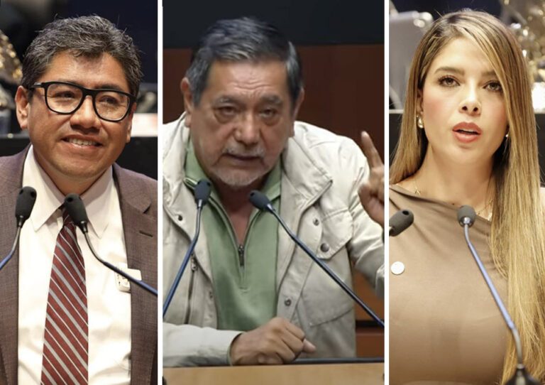 Monreal, Salgado y González, senadores de la República