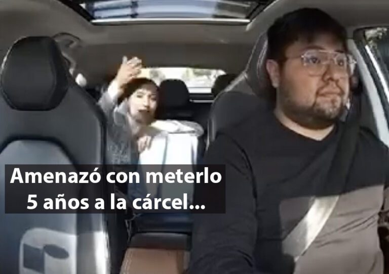 Mujer UBER Taxi falso acoso video