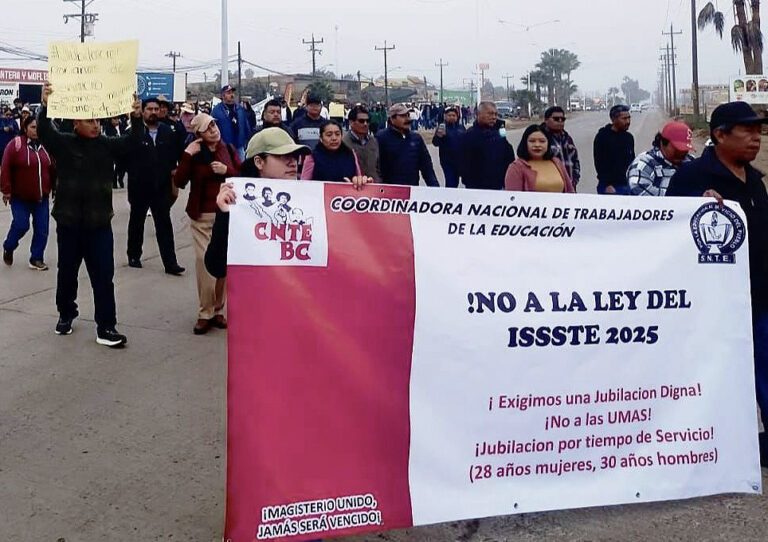 Protestas de la CNTE contra la reforma a la Ley del Issste
