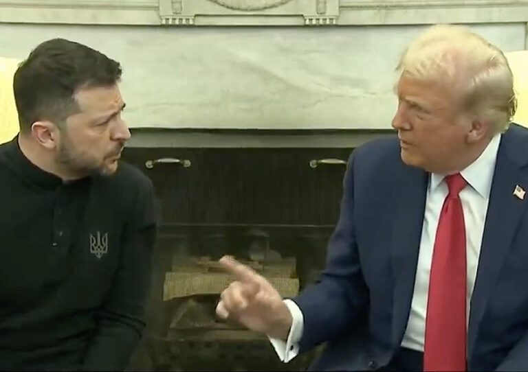 Estados Unidos Donald Trump y el presidente Zelenskyy de Ucrania