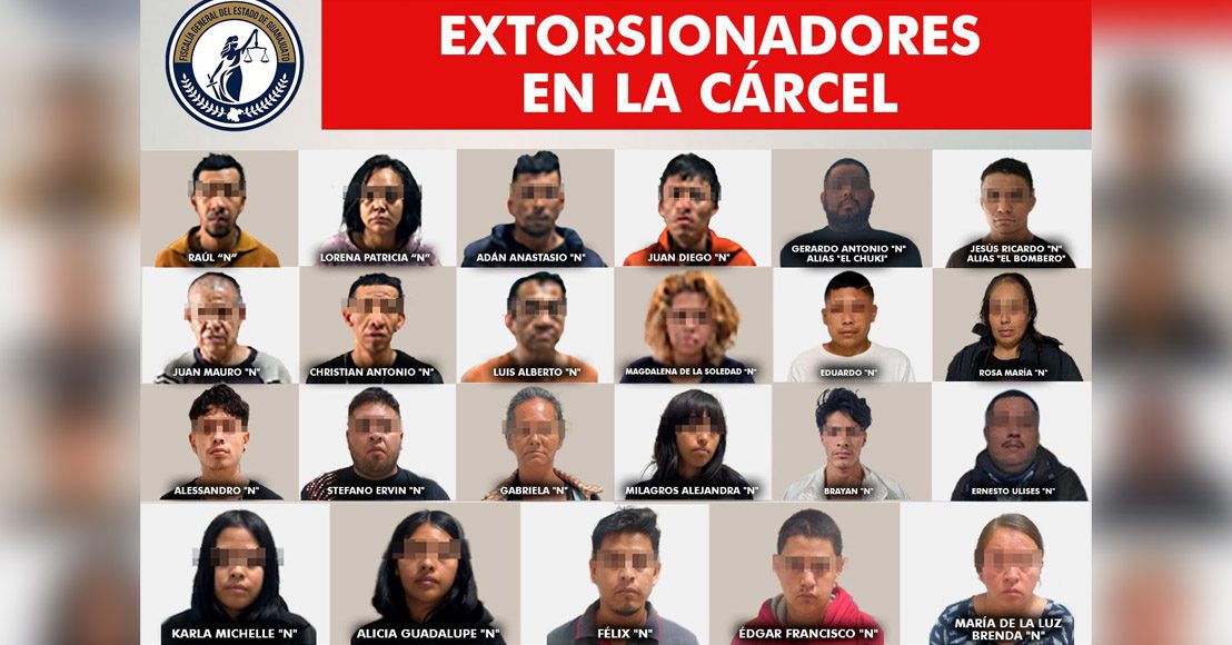 Desmantelan célula criminal en Guanajuato