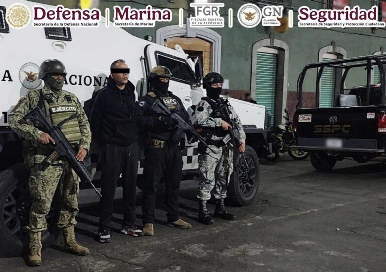 Detención de presunto líder de organización criminal en la Ciudad de México