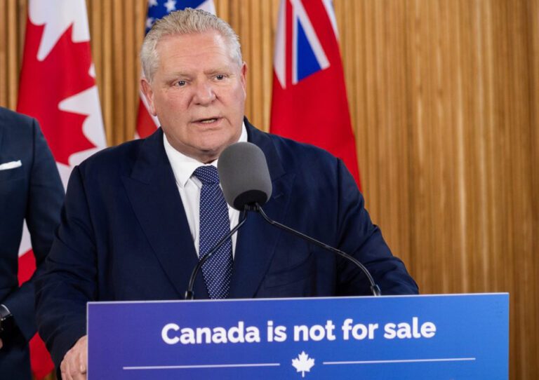 Doug Ford, primer ministro de Ontario, Canadá.