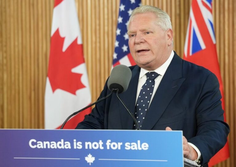 El primer ministro de Ontario, Canadá.