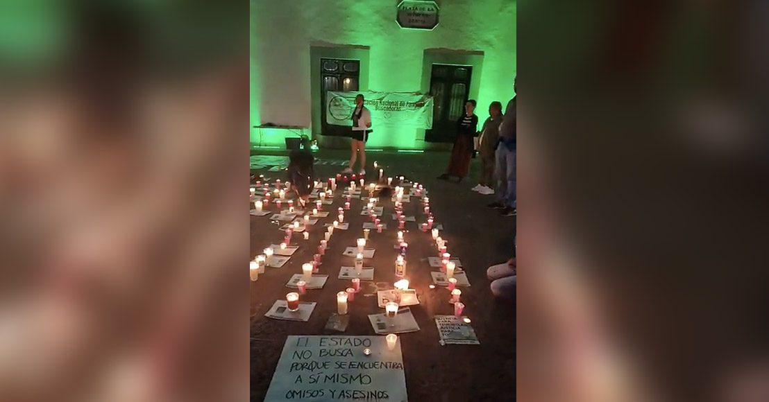 En protesta de Querétaro, por caso Teuchitlán, señalan a fiscalía local de maquillar cifras