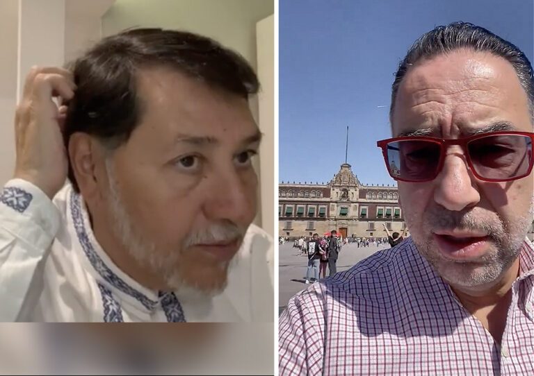 Gerardo Fernández Noroña y Javier Lozano Alarcón