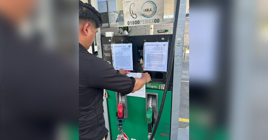 Las autoridades levantaron actas de negativa de verificación en gasolineras de Querétaro.