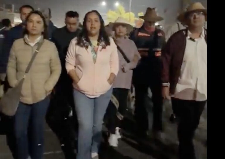 Querétaro: Inicia marcha de presidenta municipal de Cadereyta