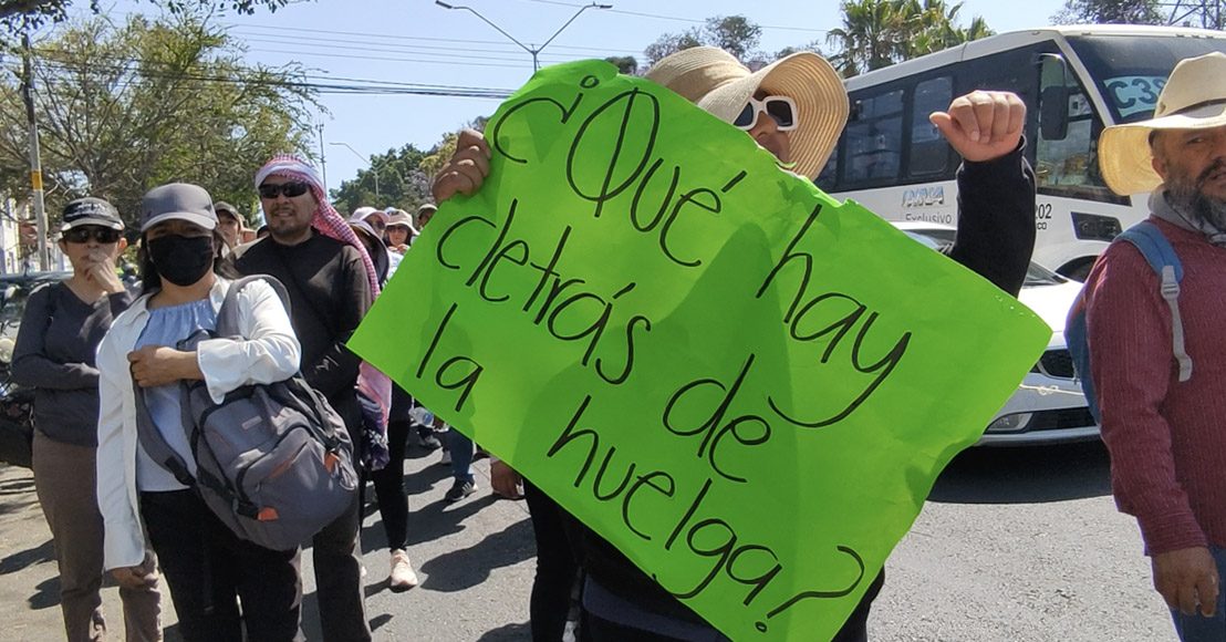 Querétaro: Marcha de habitantes de Cadereyta.