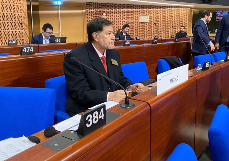 Gerardo Fernández Noroña presidente del Senado de México
