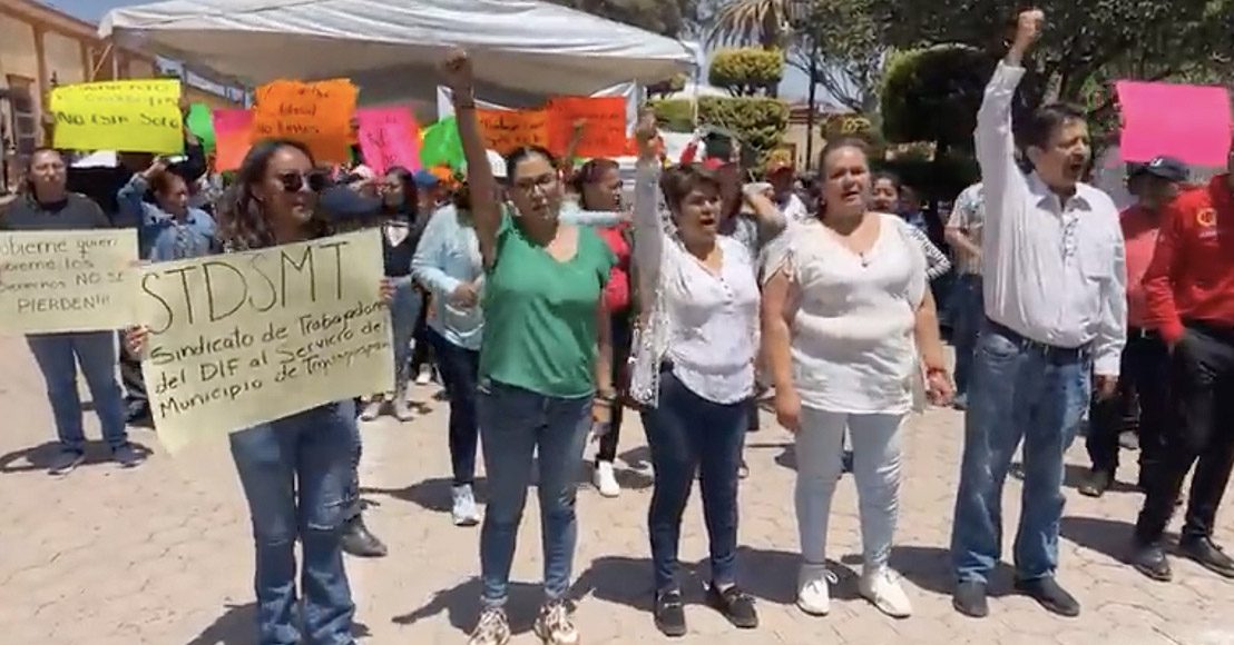 Querétaro: Sindicato unido, jamás será vencido, gritan en Cadereyta