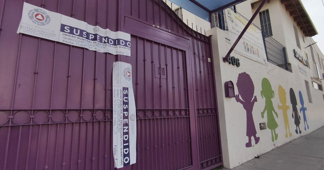 Suspensión de preescolar Smart Kids Querétaro