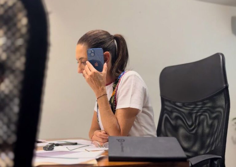 Teléfono de la presidenta Claudia Sheinbaum Pardo