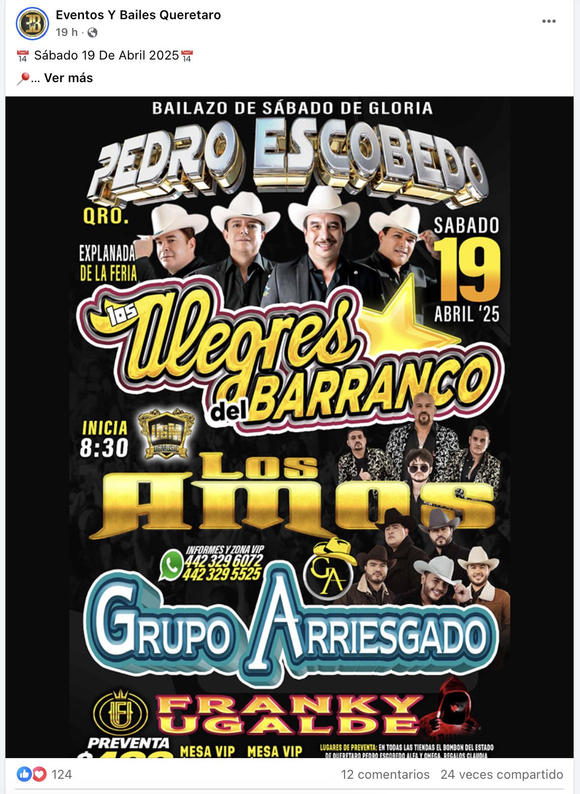 30 de marzo de 2025. Cartel del bail