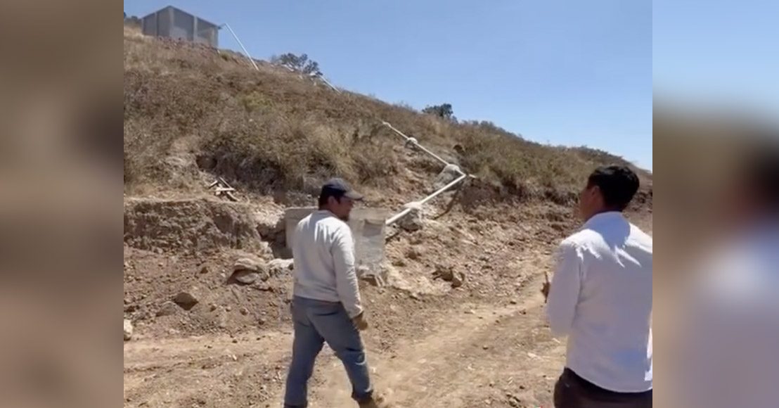 Querétaro: Depósito en la comunidad de El Varal.