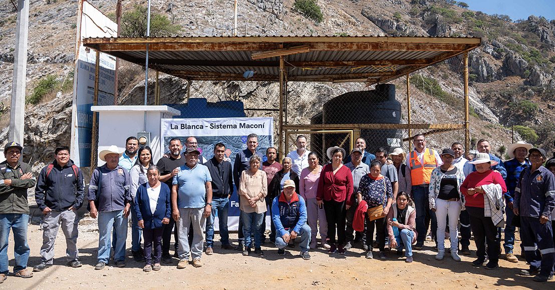 Querétaro: Gobernador entrega sistema de agua en La Blanca, Maconí