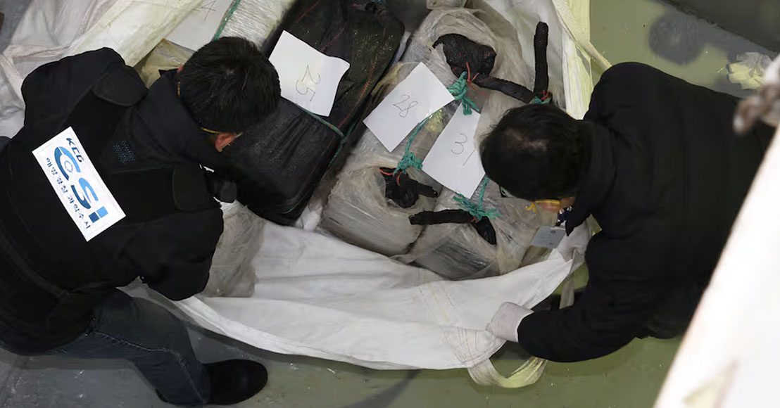 Hallan 2 toneladas de cocaína en buque procedente de México