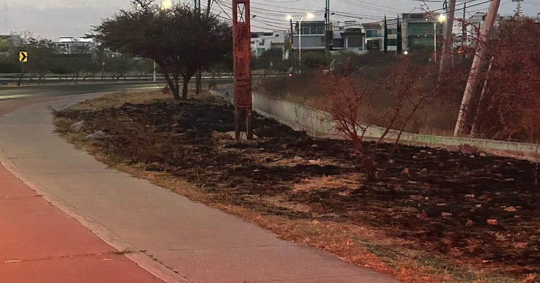Nuevo incendio en inmediaciones del cerro del Cimatario, Querétaro, aparentemente provocado: PC