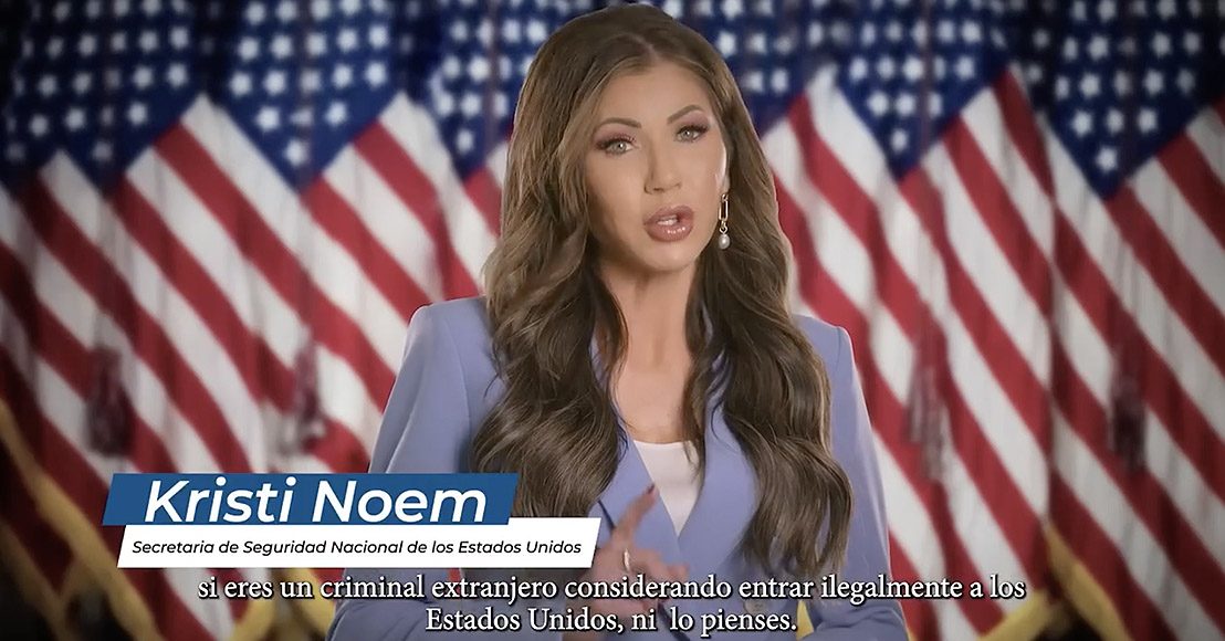 México: Presidenta Sheinbaum disiente de spot antimigración del gobierno de Estados Unidos