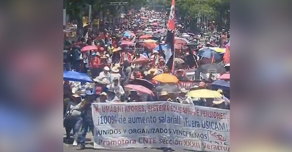 México: CNTE estalla huelga nacional y se planta en el Zócalo