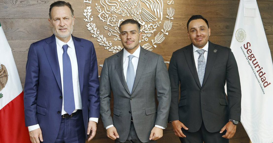 Gobernador y secretario de Seguridad de Querétaro se reúnen con García Harfuch