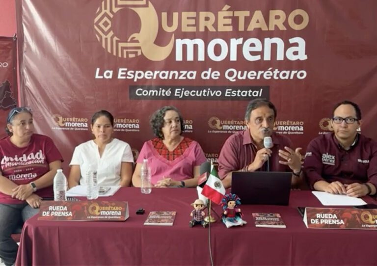 Conferencia de prensa de Morena Querétaro