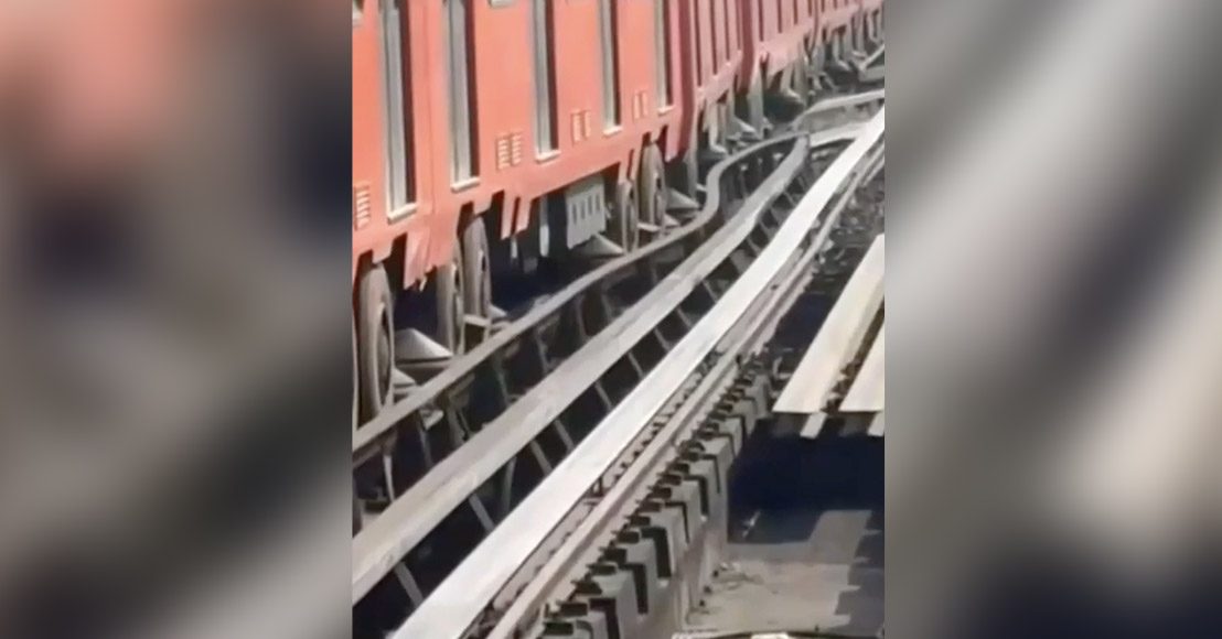 Se enchuecan las vías del Metro de la Ciudad de México.