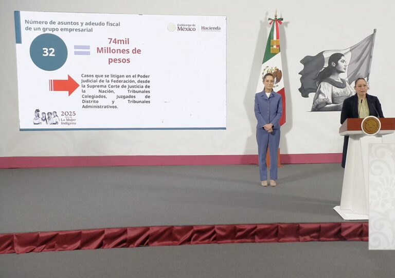 El adeudo de Grupo Salinas en la Mañanera del Pueblo