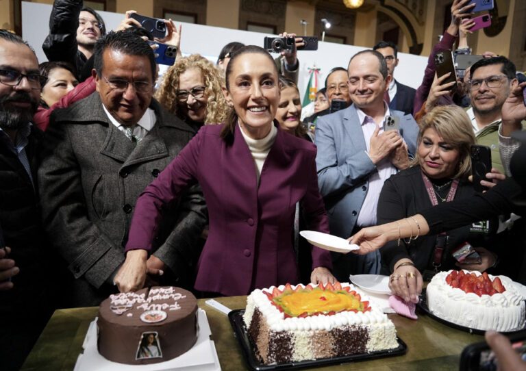 24 de junio de 2025. Cumpleaños de la presidenta de México, Claudia Sheinbaum Pardo.