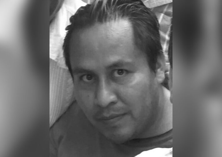 El periodista indígena Salomón Ordóñez Miranda.