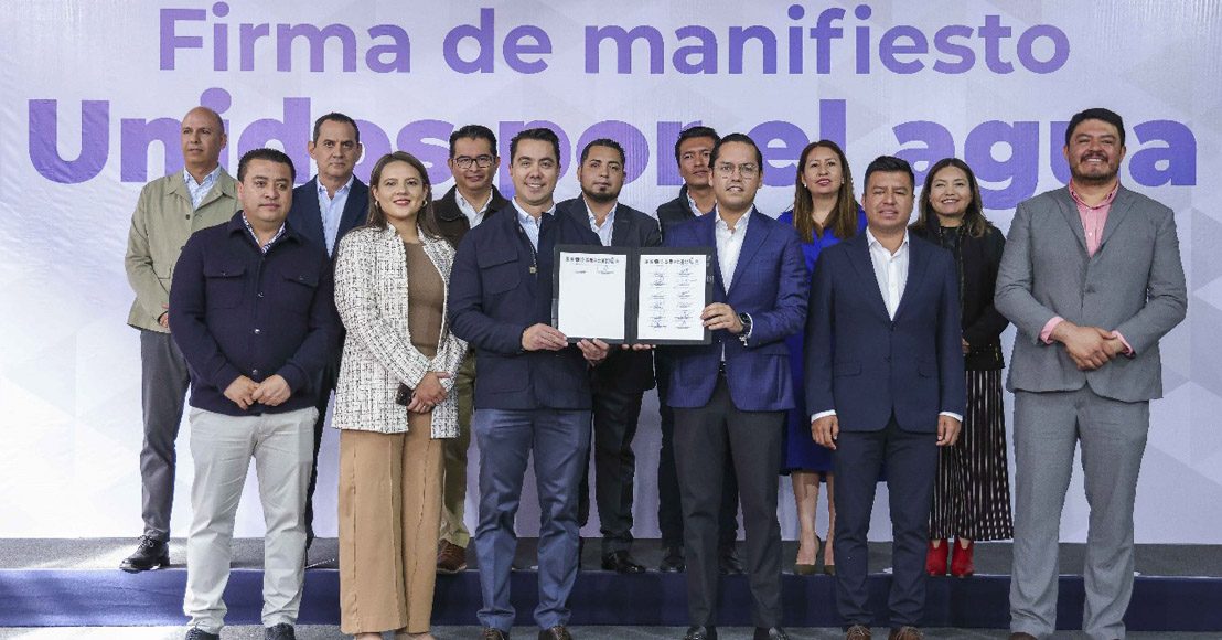 Nos une el compromiso con Querétaro, ocho alcaldes firman manifiesto Unidos por el agua