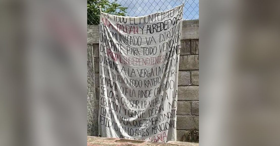 Querétaro: Piden a habitantes que no se alarmen, tras hallazgo de manta con mensaje amenazante
